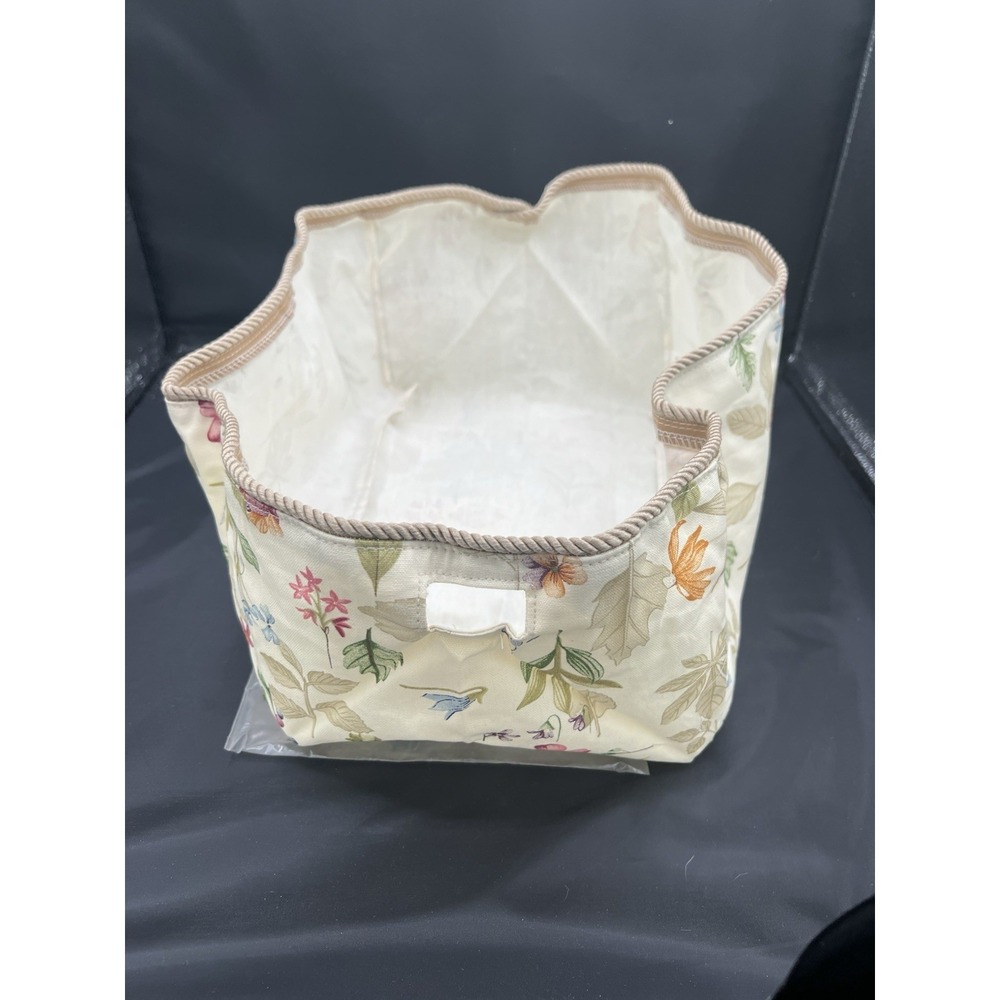 🧺 Longaberger Sort & Store Paper Bin Liner Only – Botanical Fields – NIP 🌸🌿